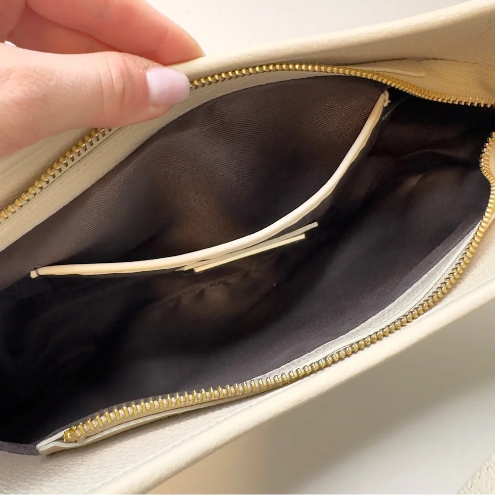 Like new! Anna Paola Italian Genuine Leather Shoulder Bag - Picture 11 of 12